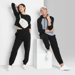 Women's High-Rise Fleece Sweatpants - Wild Fable™ -Wild Fable Elegant Shop GUEST a8bfe3f5 b70e 4523 8f20 4b8c341bbd9c