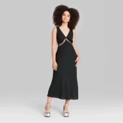 Women's Lace Detail Slip Midi Dress - Wild Fable™ -Wild Fable Elegant Shop GUEST a9681466 2168 4a1c bd4f 69aca66b3b70