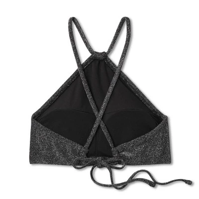 Women's High Next Halter Bralette Bikini Top - Wild Fable™ Black Lurex Women's High Next Halter Bralette Bikini Top - Wild Fable™ Black Lurex -Wild Fable Elegant Shop GUEST ac245152 e46b 4fdd 9575 830dad9109e4