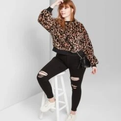 Women's Super-High Rise Distressed Skinny Jeans - Wild Fable™ Black -Wild Fable Elegant Shop GUEST ac5fdf13 499a 49b9 b09f bb212afac2bd