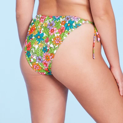 Women's Side-Tie Adjustable Coverage Ultra High Leg Bikini Bottom - Wild Fable™ Floral Print Women's Side-Tie Adjustable Coverage Ultra High Leg Bikini Bottom - Wild Fable™ Floral Print -Wild Fable Elegant Shop GUEST b02a0c74 e324 4a43 8863 0cc7589d5637