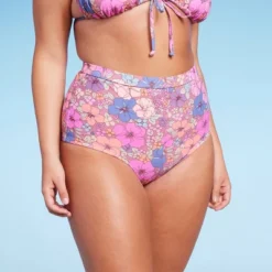 Women's Cheeky Boyshorts Bikini Bottom - Wild Fable™ Floral Print -Wild Fable Elegant Shop GUEST b0b477c3 442c 402f 890e 969a660c8840