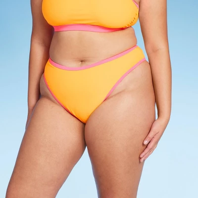 Women's Colorblock Ultra High Leg Extra Cheeky Bikini Bottom - Wild Fable™ Orange/Pink Women's Colorblock Ultra High Leg Extra Cheeky Bikini Bottom - Wild Fable™ Orange/Pink -Wild Fable Elegant Shop GUEST b160bda9 90c9 49e3 a957 68ca96e2ba74