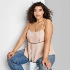 Women's Lace Trim Babydoll Cami - Wild Fable™ -Wild Fable Elegant Shop GUEST b31ddc4c 5679 4166 a22a 8176eda16920