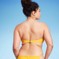 Women's Knot-Front Bandeau Bikini Top - Wild Fable™ Yellow -Wild Fable Elegant Shop GUEST b6c2a017 a0e6 4ade 9616 180d51cff5b1