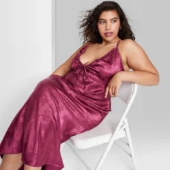 Women's Satin Slip Maxi Dress - Wild Fable™ -Wild Fable Elegant Shop GUEST bacf4dd9 30c7 49e7 b58d a223e26c8e51