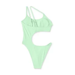 Women's One Shoulder Cut Out One Piece Swimsuit - Wild Fable™ Light Green -Wild Fable Elegant Shop GUEST badda697 47bc 4521 bc2a be487ee3d377