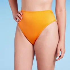 Women's Ribbed High Waist High Leg Extra Cheeky Bikini Bottom - Wild Fable™ Orange -Wild Fable Elegant Shop GUEST bc34e0c2 4df9 44ed a9dc 3845fb82861d