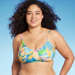 Women's Scoop Neck Bralette Bikini Top - Wild Fable™ Multi Tropical Print 2 Women's Scoop Neck Bralette Bikini Top - Wild Fable™ Multi Tropical Print -Wild Fable Elegant Shop GUEST c171c0eb fb26 4f3c a030 a95c932943d3