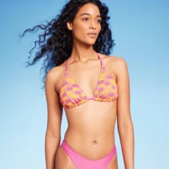 Women's Space Dye Crochete Triangle Bikini Top - Wild Fable™ Orange/Magenta 6 Women's Space Dye Crochete Triangle Bikini Top - Wild Fable™ Orange/Magenta -Wild Fable Elegant Shop GUEST c593c657 1607 4e0e bb41 5b336b5f14fb