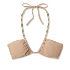 Women's Chain Detail U Bralette Bikini Top - Wild Fable™ Brown -Wild Fable Elegant Shop GUEST cb8bbe63 c081 4fa1 93a6 e5bcac3a43be