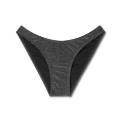Women's High Leg Cheeky Bikini Bottom - Wild Fable™ Black Lurex -Wild Fable Elegant Shop GUEST cc23b703 16cc 4bd1 9aec e58e9d1e2428