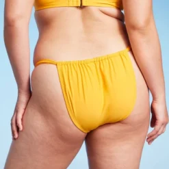 Women's Scarf Side Adjustable Coverage Bikini Bottom - Wild Fable™ Yellow -Wild Fable Elegant Shop GUEST cc54eec2 bd8d 413c 8393 ec32899df003