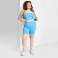 Women's High-Rise Polyester Bike Shorts - Wild Fable™ -Wild Fable Elegant Shop GUEST ccc5cfc3 2eaa 49d8 85c3 4827dd713ac1