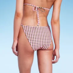 Women's High Leg Cheeky Bikini Bottom - Wild Fable™ Multi Check Print -Wild Fable Elegant Shop GUEST ccd7b968 4a37 45c7 b58a 4de2ee536d2b