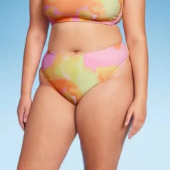 Women's High Leg Cheeky Bikini Bottom - Wild Fable™ Pink/Orange/Yellow Tie-Dye 7 Women's High Leg Cheeky Bikini Bottom - Wild Fable™ Pink/Orange/Yellow Tie-Dye -Wild Fable Elegant Shop GUEST cf82d66a 08d0 4b14 a58e 1d131b1defbb