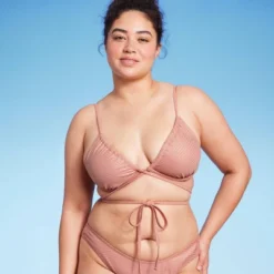 Women's Strappy Underwire Bikini Top - Wild Fable™ Brown Lurex -Wild Fable Elegant Shop GUEST d2cb8b92 98d8 465e b487 2e95cefc0680