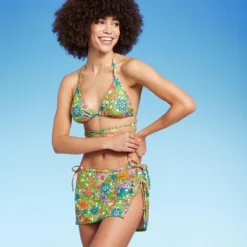 Women's Triangle Wrap Bikini Top - Wild Fable™ Multi Floral Print -Wild Fable Elegant Shop GUEST d6ae3803 183c 4569 ac02 90f834b497c9