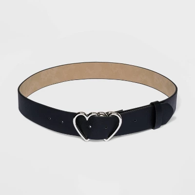 Women's Fable Double Heart Metal Buckle Belt - Wild Fable™ Black Women's Fable Double Heart Metal Buckle Belt - Wild Fable™ Black -Wild Fable Elegant Shop GUEST d8668902 d95a 4e3c 83a2 fc36517f96f1