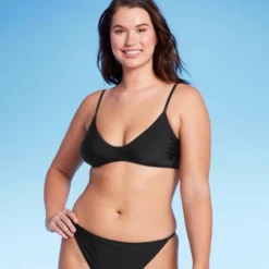 Women's Low Coverage Mini Bralette Bikini Top - Wild Fable™ Black -Wild Fable Elegant Shop GUEST da1d5223 6c65 44a1 90b4 01881badb03d