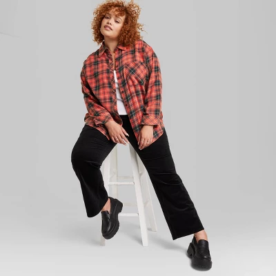 Women's Oversized Button-Down Flannel Shirt - Wild Fable™ Plaid Women's Oversized Button-Down Flannel Shirt - Wild Fable™ Plaid -Wild Fable Elegant Shop GUEST de06bc66 8b20 48d2 8837 4185e5f7d51a