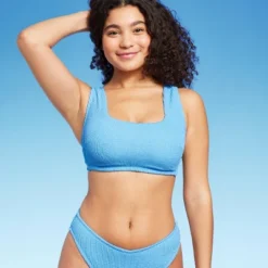 Women's Pucker Square Neck Wide Strap Bralette Bikini Top - Wild Fable™ -Wild Fable Elegant Shop GUEST de56784e 48e5 483d 8e4d cc3c1964be89