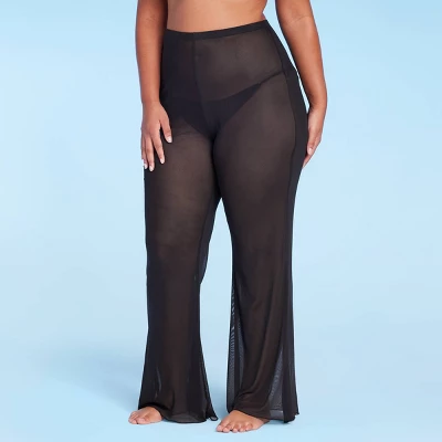 Women's Mesh Cover Up High Waist Flare Pants - Wild Fable™ Women's Mesh Cover Up High Waist Flare Pants - Wild Fable™ -Wild Fable Elegant Shop GUEST df7de8e9 eef4 4a69 aa29 a15d84d0a968