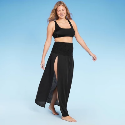 Women's Smocked High Slit Convertible Cover Up Dress - Wild Fable™ Women's Smocked High Slit Convertible Cover Up Dress - Wild Fable™ -Wild Fable Elegant Shop GUEST e587a15d c9c8 4c0f 8b54 111aae090562