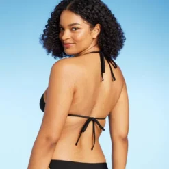 Women's Low Coverage Mini Triangle Bikini Top - Wild Fable™ Black -Wild Fable Elegant Shop GUEST e58d2578 4e9e 4fcf 803c d92faaa9b3f7