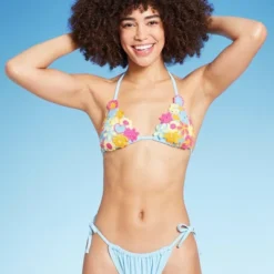 Women's Mixed Icon Crochet Triangle Bikini Top - Wild Fable™ Blue 4 Women's Mixed Icon Crochet Triangle Bikini Top - Wild Fable™ Blue -Wild Fable Elegant Shop GUEST e81548ac 48ef 43e8 bf10 cff1a0d511ef