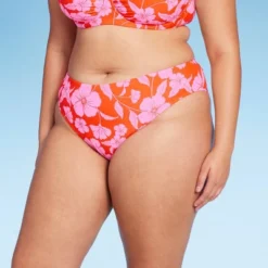 Women's Low-Rise Hipster Bikini Bottom - Wild Fable™ Orange/Pink Tropical Print 4 Women's Low-Rise Hipster Bikini Bottom - Wild Fable™ Orange/Pink Tropical Print -Wild Fable Elegant Shop GUEST e9d63671 a78e 45c3 ab30 23f010bcd824