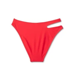 Women's Side Cut Out Mid-Rise High Leg Cheeky Bikini Bottom - Wild Fable™ Red -Wild Fable Elegant Shop GUEST eb297245 14ce 4b7a 9f97 6a8dc75b0457