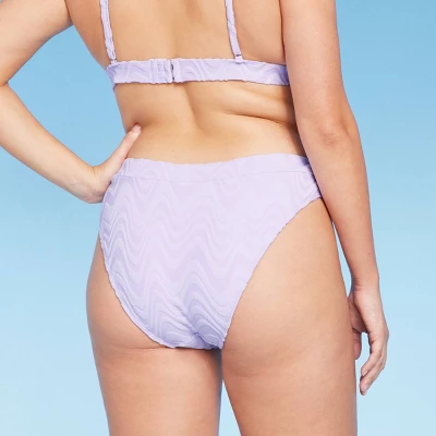 Women's Wavy Terry Textured Mid-Waist Ultra High Leg Cheeky Bikini Bottom - Wild Fable™ Lilac Purple Women's Wavy Terry Textured Mid-Waist Ultra High Leg Cheeky Bikini Bottom - Wild Fable™ Lilac Purple -Wild Fable Elegant Shop GUEST ed20528a ebb7 41db adea 102eafbebe9c