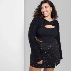 Women's Long Sleeve Party Shrug Sweater - Wild Fable™ -Wild Fable Elegant Shop GUEST eed2b5a4 8f25 4d2a 931e 1fdf996d63c1