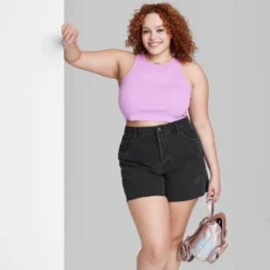 Women's High-Rise Cutoff Midi Jean Shorts - Wild Fable™ -Wild Fable Elegant Shop GUEST ef5bbcef 4ee0 45fd 9955 e4b52cbd795f