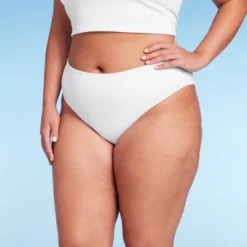 Women's Ribbed Scoop Front High Leg Cheeky Bikini Bottom - Wild Fable™ -Wild Fable Elegant Shop GUEST f20e05ee b008 43bd 8eb0 368dc6bd344f