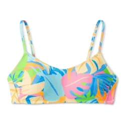 Women's Scoop Neck Bralette Bikini Top - Wild Fable™ Multi Tropical Print 4 Women's Scoop Neck Bralette Bikini Top - Wild Fable™ Multi Tropical Print -Wild Fable Elegant Shop GUEST f4f1abd4 c56b 406d 8a17 c47969a25516