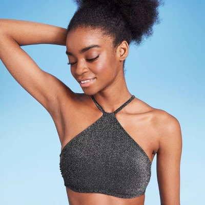 Women's High Next Halter Bralette Bikini Top - Wild Fable™ Black Lurex Women's High Next Halter Bralette Bikini Top - Wild Fable™ Black Lurex -Wild Fable Elegant Shop GUEST f60518e1 857d 4d89 864b ca4aeff6cb31