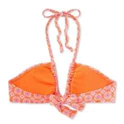 Women's U Bralette Multiway Bikini Top - Wild Fable™ Orange Tile Print -Wild Fable Elegant Shop GUEST f64356bd 9ecf 45e8 bf56 c4acbb8460dc