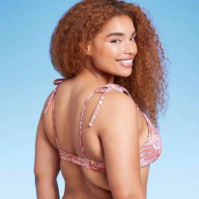 Women's Shoulder Tie Bralette Bikini Top - Wild Fable™ Peach Paisley Print Women's Shoulder Tie Bralette Bikini Top - Wild Fable™ Peach Paisley Print -Wild Fable Elegant Shop GUEST f7e60990 c822 4be3 a76c c16ddfc7bad6