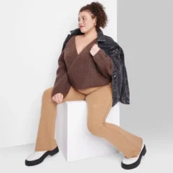 Women's Chunky Knit Wrap Sweater - Wild Fable™ -Wild Fable Elegant Shop GUEST faf08ce0 782d 4325 9919 1704d8e6ab53