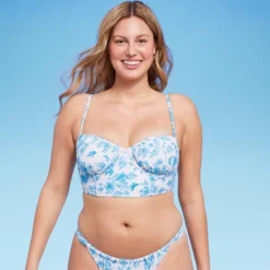 Women's Corset Longline Bikini Top - Wild Fable™ Cream -Wild Fable Elegant Shop GUEST fc3fb723 99f7 4e50 bae2 2bb36ca8e85b