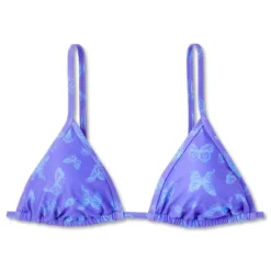 Women's Triangle Bikini Top - Wild Fable™ Purple Butterfly Print -Wild Fable Elegant Shop GUEST fd694470 5080 4d61 ae2b 63aed4ddc02e