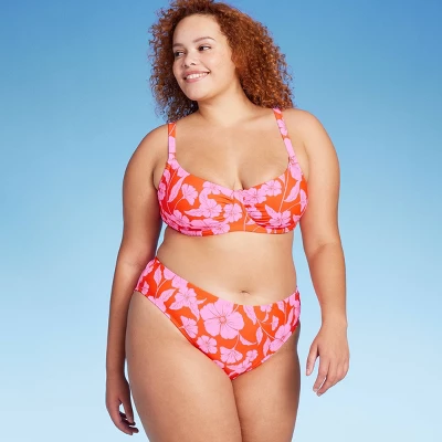 Women's Low-Rise Hipster Bikini Bottom - Wild Fable™ Orange/Pink Tropical Print Women's Low-Rise Hipster Bikini Bottom - Wild Fable™ Orange/Pink Tropical Print -Wild Fable Elegant Shop GUEST feda86da f913 44af ac01 54aa6bbf576f