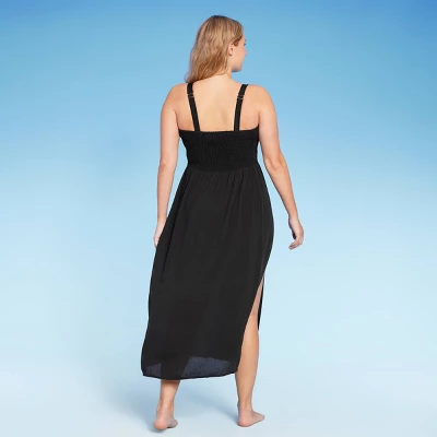 Women's Smocked High Slit Convertible Cover Up Dress - Wild Fable™ Women's Smocked High Slit Convertible Cover Up Dress - Wild Fable™ -Wild Fable Elegant Shop GUEST ff2da8dc ff88 4878 8a4e 4e442830bcbc