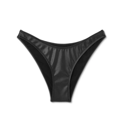 Women's Faux Leather High Leg Extra Cheeky Bikini Bottom - Wild Fable™ Black Women's Faux Leather High Leg Extra Cheeky Bikini Bottom - Wild Fable™ Black -Wild Fable Elegant Shop GUEST ff32f929 da0d 4060 a517 3132e1da388d