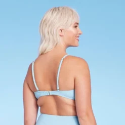 Women's Tie-Front Pique Textured Bralette Bikini Top - Wild Fable™ -Wild Fable Elegant Shop GUEST ff5cb403 2faf 4ccd a309 db8c149e8dee