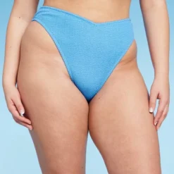 Women's Pucker V-Front High Waist Extra High Leg Cheeky Bikini Bottom - Wild Fable™ -Wild Fable Elegant Shop GUEST ff6d33de eb49 4e23 9684 fe071db38332
